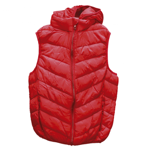 chaleco para niño con cierre y gorro