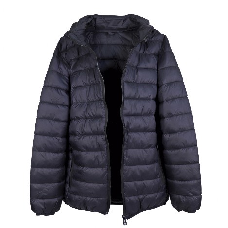 chaleco para hombre abierta negra